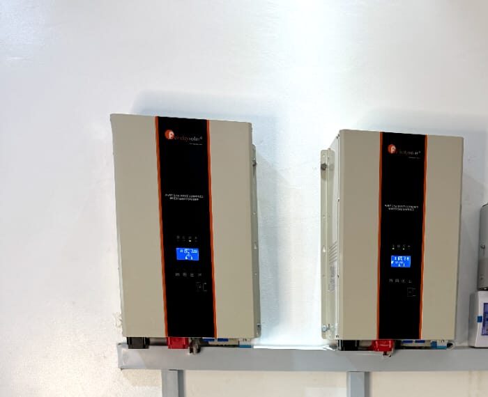 Solar inverter installation